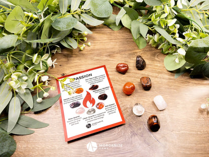 Passion Crystal Set – Ignite Desire Creativity and Vital Energy