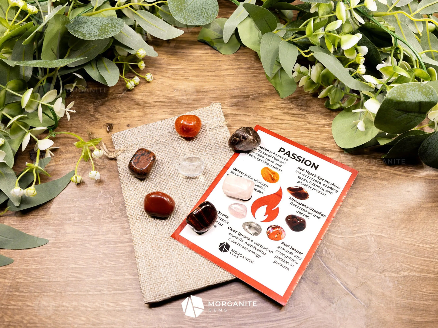 Passion Crystal Set – Ignite Desire Creativity and Vital Energy - Standard