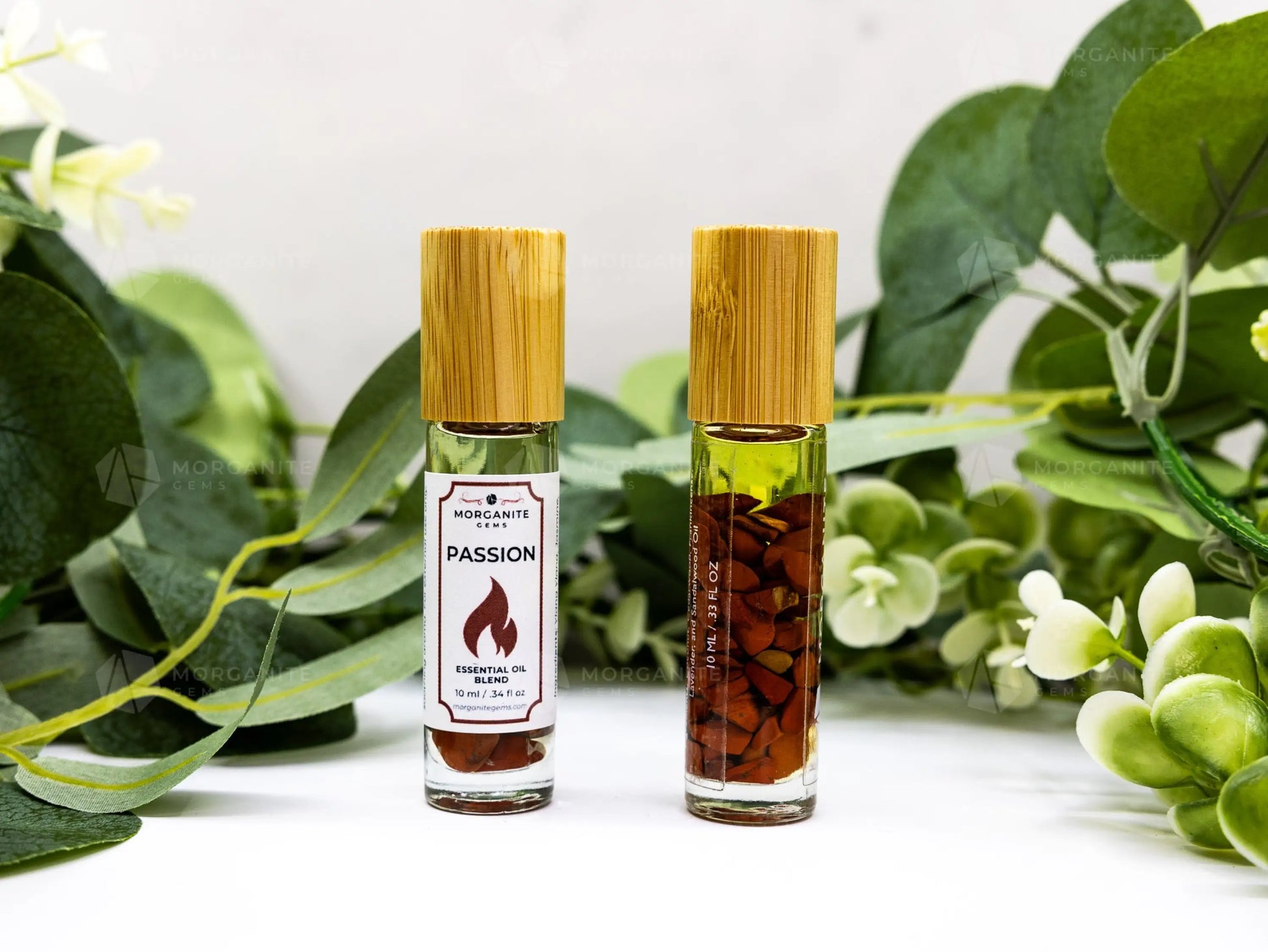 Passion Roll-On Essential Oil Blend-Morganite Gems