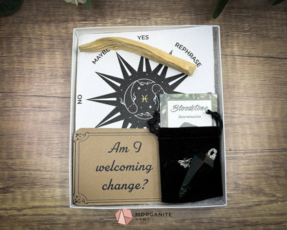 Pisces Pendulum Set – Astrology Crystal Divination Kit with Gift Box Zodiac Mat & Intuitive Energy Tools - Metaphysical