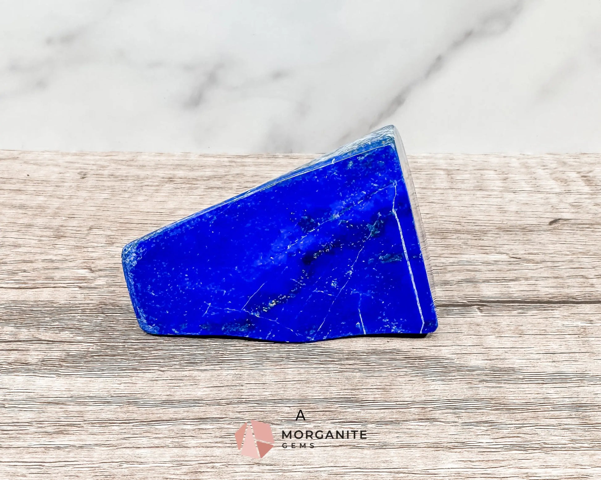 Polished Extra Quality Blue Lapis Lazuli AAA Free forms – Unique Hand-Carved Crystals for Wisdom and Intuition-Morganite Gems