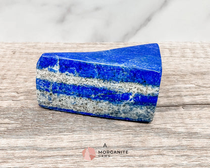 Polished Extra Quality Blue Lapis Lazuli AAA Free forms – Unique Hand-Carved Crystals for Wisdom and Intuition-Morganite Gems