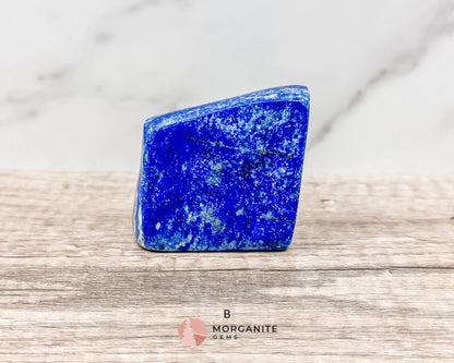 Polished Extra Quality Blue Lapis Lazuli AAA Free forms – Unique Hand-Carved Crystals for Wisdom and Intuition-Morganite Gems