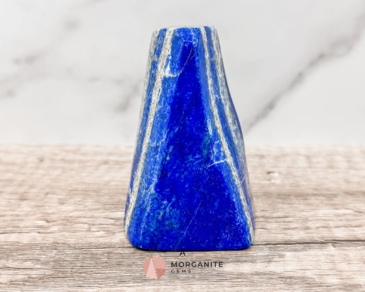 Polished Extra Quality Blue Lapis Lazuli AAA Free forms – Unique Hand-Carved Crystals for Wisdom and Intuition-Morganite Gems