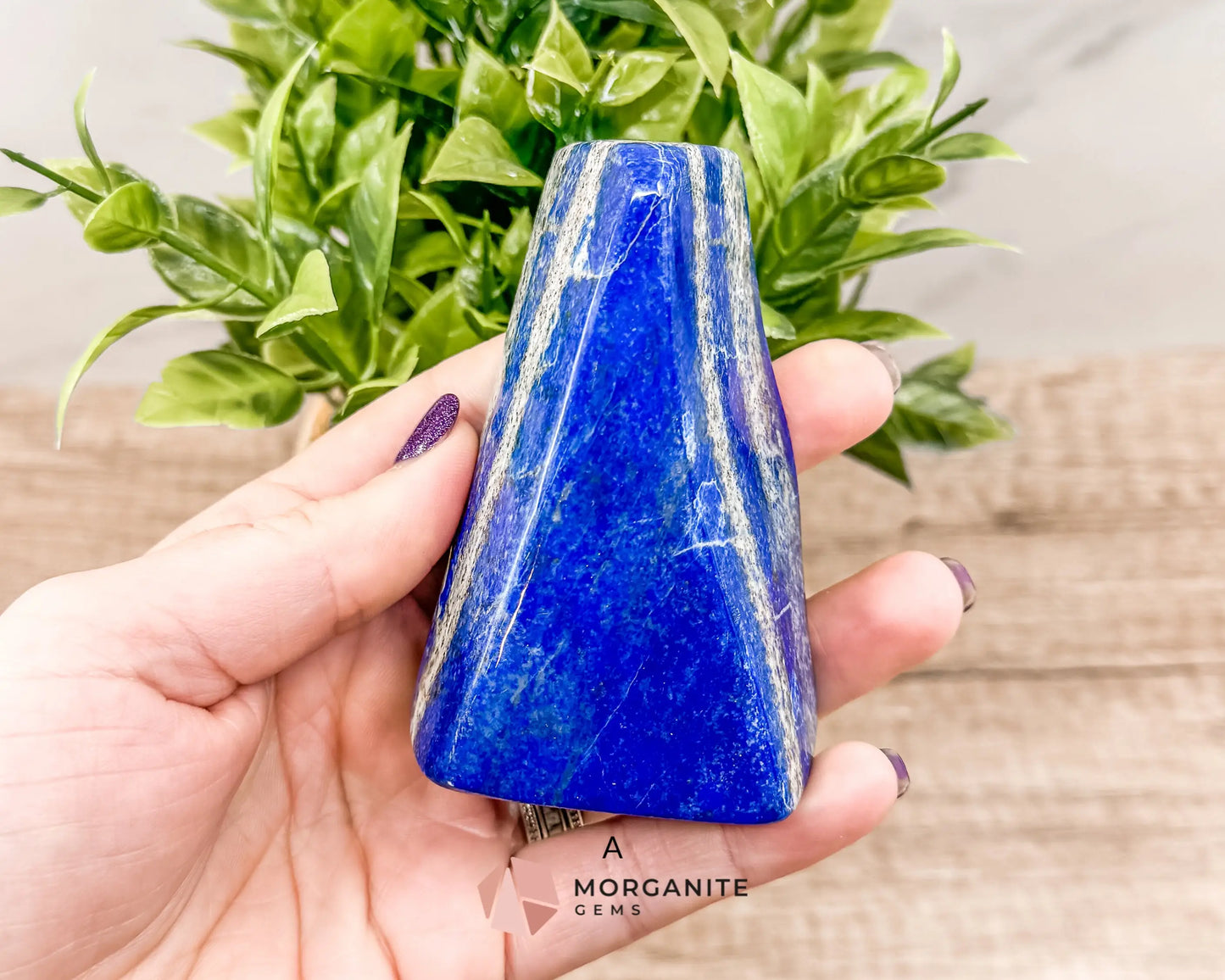 Polished Extra Quality Blue Lapis Lazuli AAA Free forms – Unique Hand-Carved Crystals for Wisdom and Intuition-Morganite Gems
