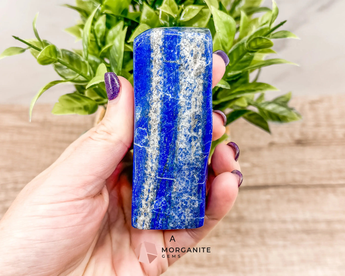 Polished Extra Quality Blue Lapis Lazuli AAA Free forms – Unique Hand-Carved Crystals for Wisdom and Intuition-Morganite Gems