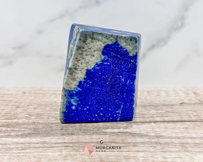 Polished Extra Quality Blue Lapis Lazuli AAA Free forms – Unique Hand-Carved Crystals for Wisdom and Intuition-Morganite Gems