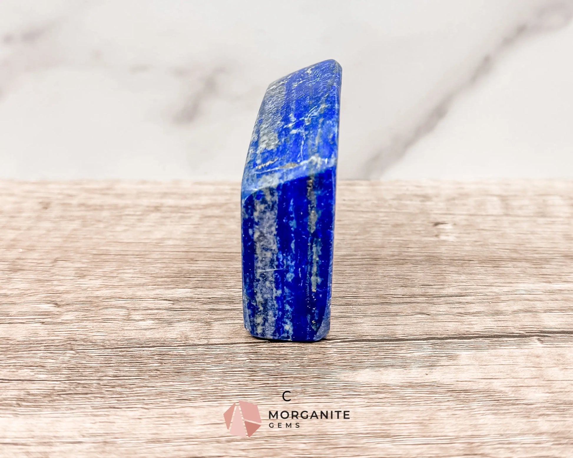 Polished Extra Quality Blue Lapis Lazuli AAA Free forms – Unique Hand-Carved Crystals for Wisdom and Intuition-Morganite Gems