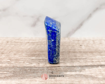 Polished Extra Quality Blue Lapis Lazuli AAA Free forms – Unique Hand-Carved Crystals for Wisdom and Intuition-Morganite Gems