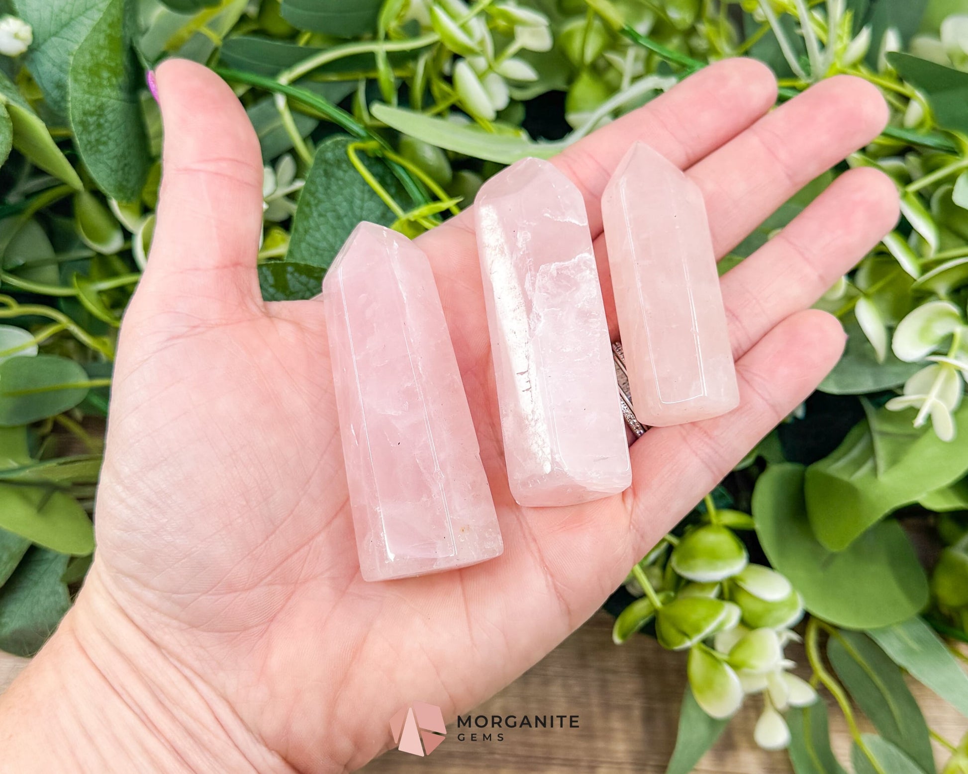 Polished Rose Quartz Tower (1-3 Inches) – Soothing Heart Energy Crystal - Metaphysical Crystals