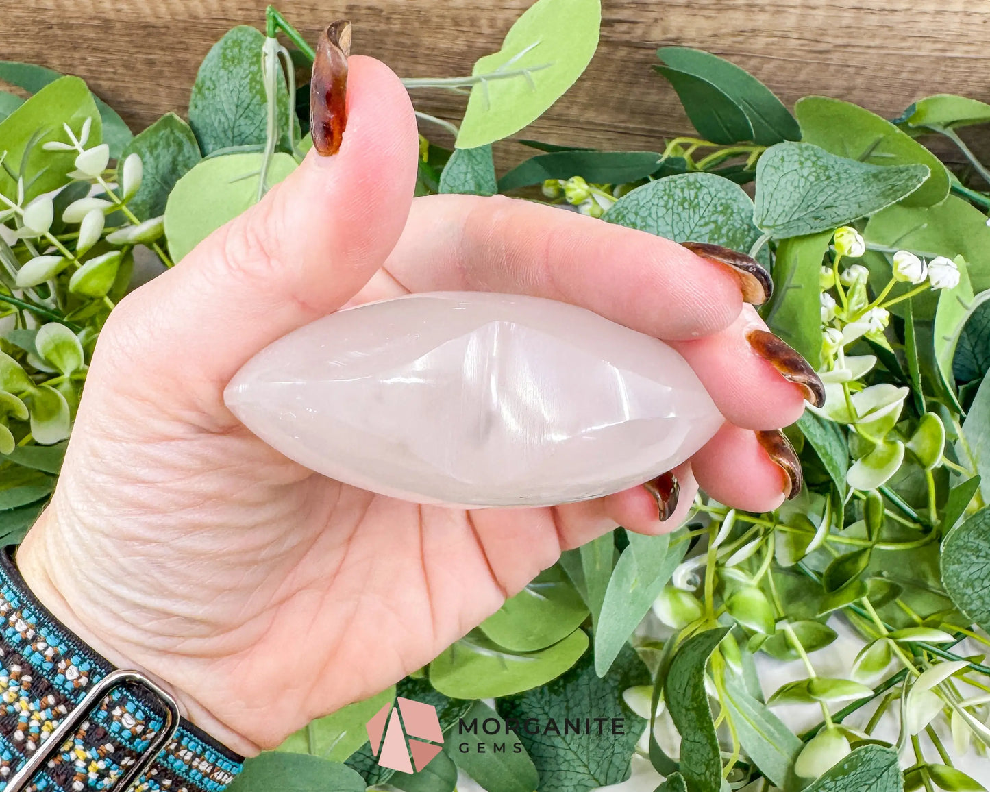 Polished Selenite Puffy Heart – Natural Moroccan Satin Spar for Divine Love Peace & Emotional Healing (Small Medium