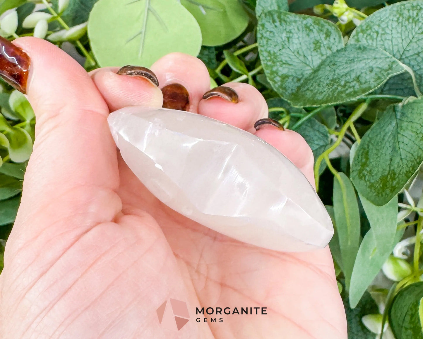 Polished Selenite Puffy Heart – Natural Moroccan Satin Spar for Divine Love Peace & Emotional Healing (Small Medium