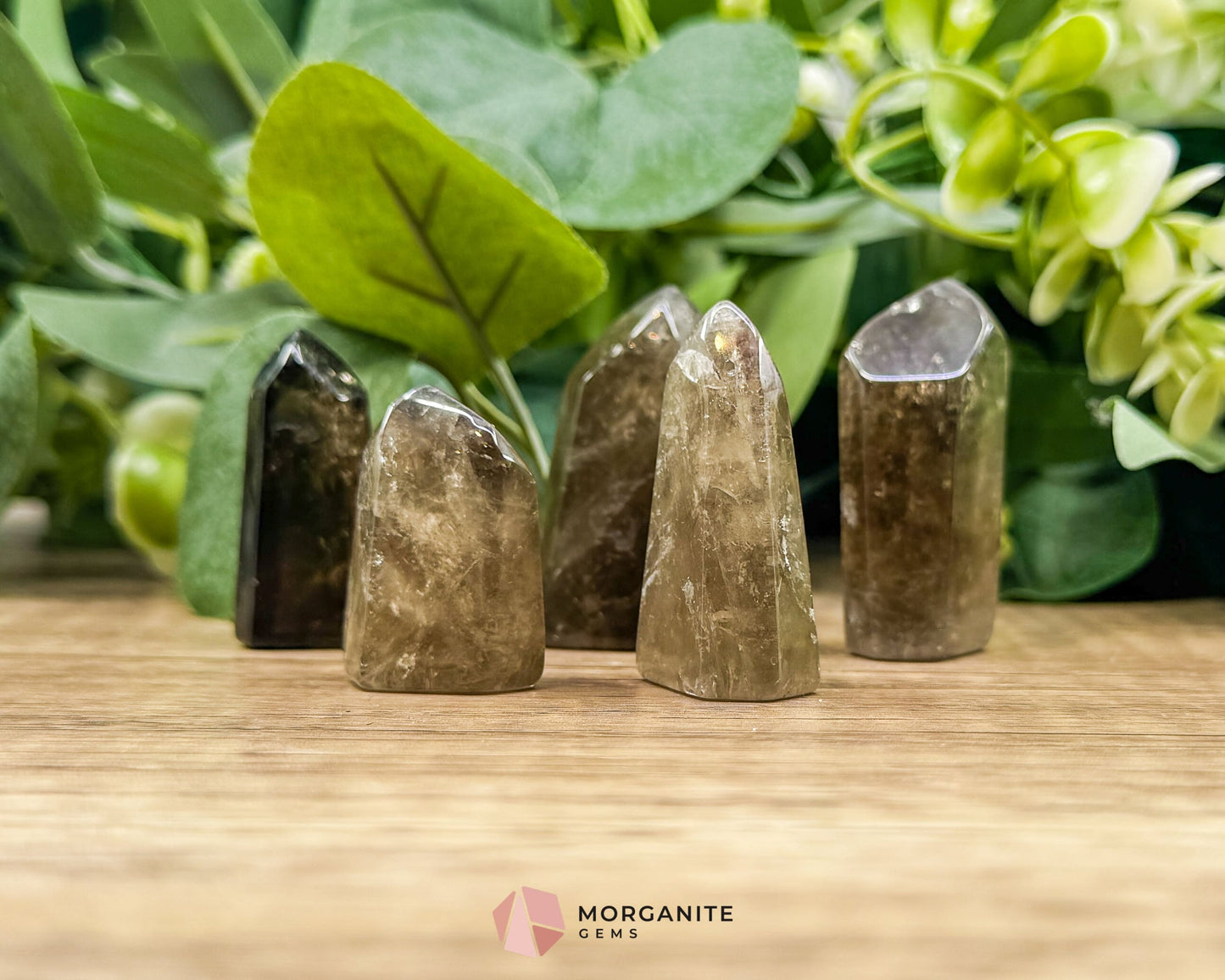 Polished Smoky Quartz Tower (1-2 Inches) – Grounding & Protection Energy Crystal - Metaphysical Crystals