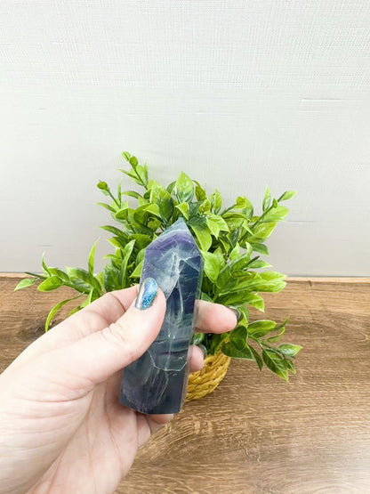 Fluorite Tower Point: Vibrant Clarity and Energy Amplification