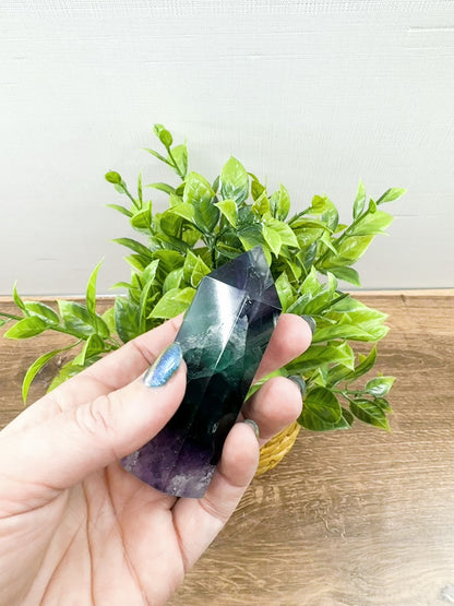 Fluorite Tower Point: Vibrant Clarity and Energy Amplification