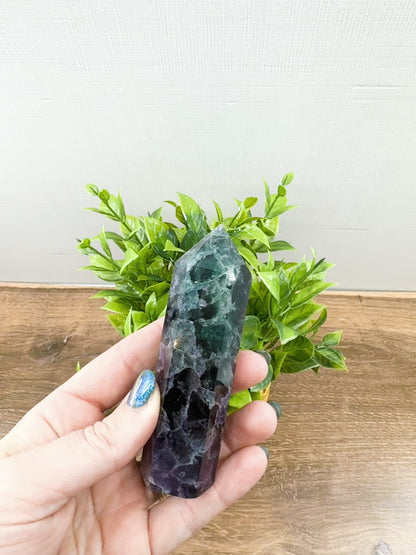 Fluorite Tower Point: Vibrant Clarity and Energy Amplification