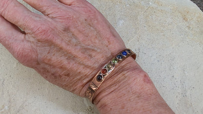 Copper Chakra Bracelet