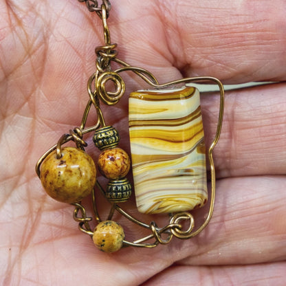 Boho Wire-Wrapped Necklace Collection by Chris J