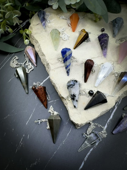 Crystal Pendulums for Energy Work, Divination & Spiritual Guidance | Mini & Regular Sizes