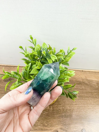 Fluorite Tower Point: Vibrant Clarity and Energy Amplification