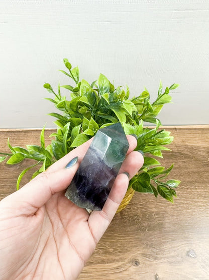 Fluorite Tower Point: Vibrant Clarity and Energy Amplification