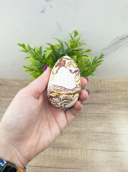 Wonderstone Egg 3" with Display Stand – Unique Natural Stone from Utah