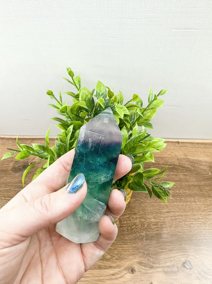 Fluorite Tower Point: Vibrant Clarity and Energy Amplification