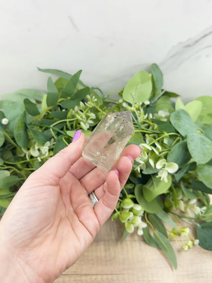 Garden Quartz Tower – Lodolite Crystal for Manifestation & Spiritual Growth No. 7