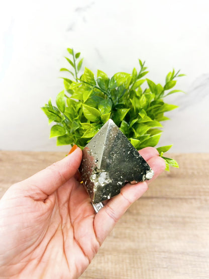 Pyrite Pyramid Obelisk – AAA Quality for Energy and Elegance