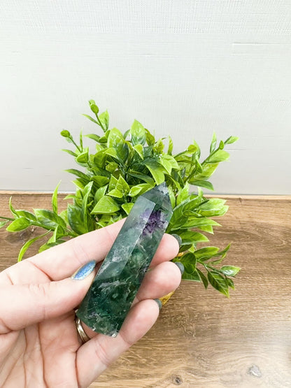 Fluorite Tower Point: Vibrant Clarity and Energy Amplification