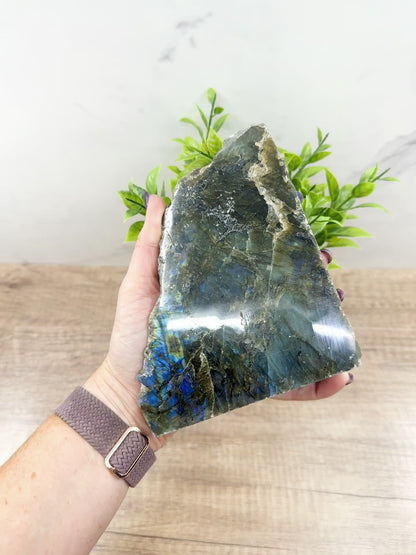 Labradorite One Polish Side Free Form