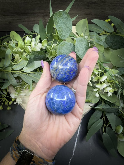 Lapis Lazuli Sphere AAA Quality (43–50mm) | Intuition, Wisdom & Inner Truth