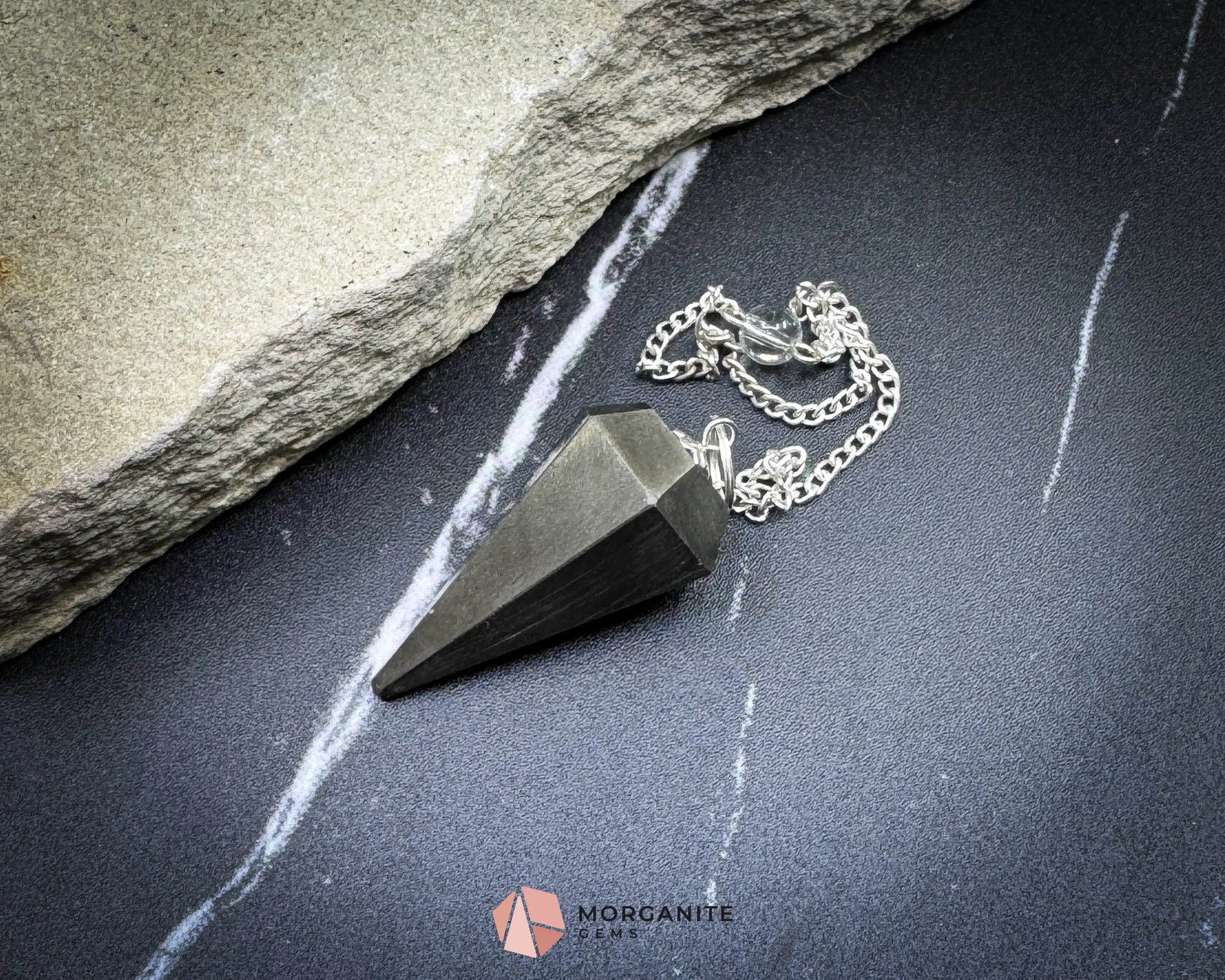 Pyrite Crystal Pendulum for Abundance Protection & Manifestation - Metaphysical Crystals