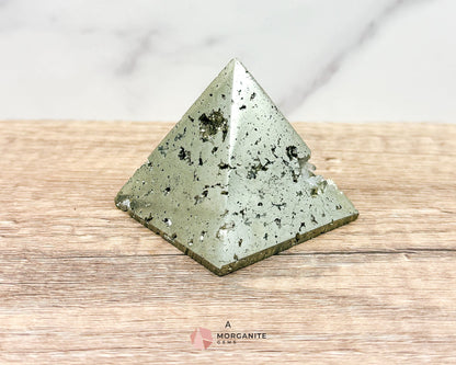 Pyrite Pyramid Obelisk – AAA Quality for Energy and Elegance-Morganite Gems