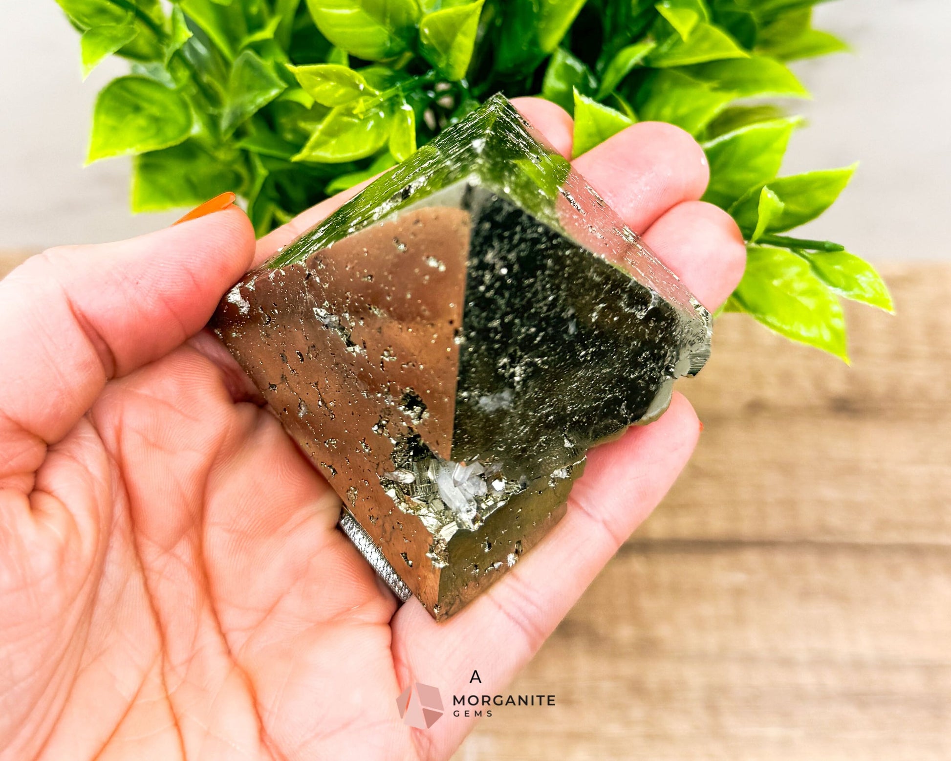 Pyrite Pyramid Obelisk – AAA Quality for Energy and Elegance-Morganite Gems