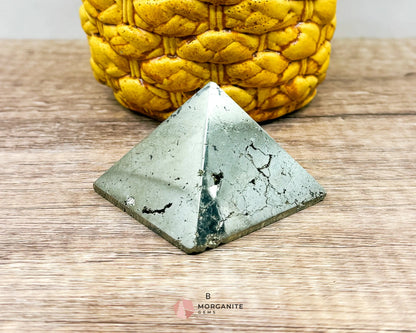 Pyrite Pyramid Obelisk – AAA Quality for Energy and Elegance - Metaphysical Crystals