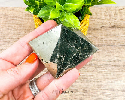 Pyrite Pyramid Obelisk – AAA Quality for Energy and Elegance - Metaphysical Crystals