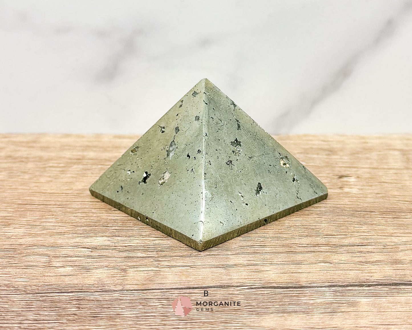 Pyrite Pyramid Obelisk – AAA Quality for Energy and Elegance-Morganite Gems