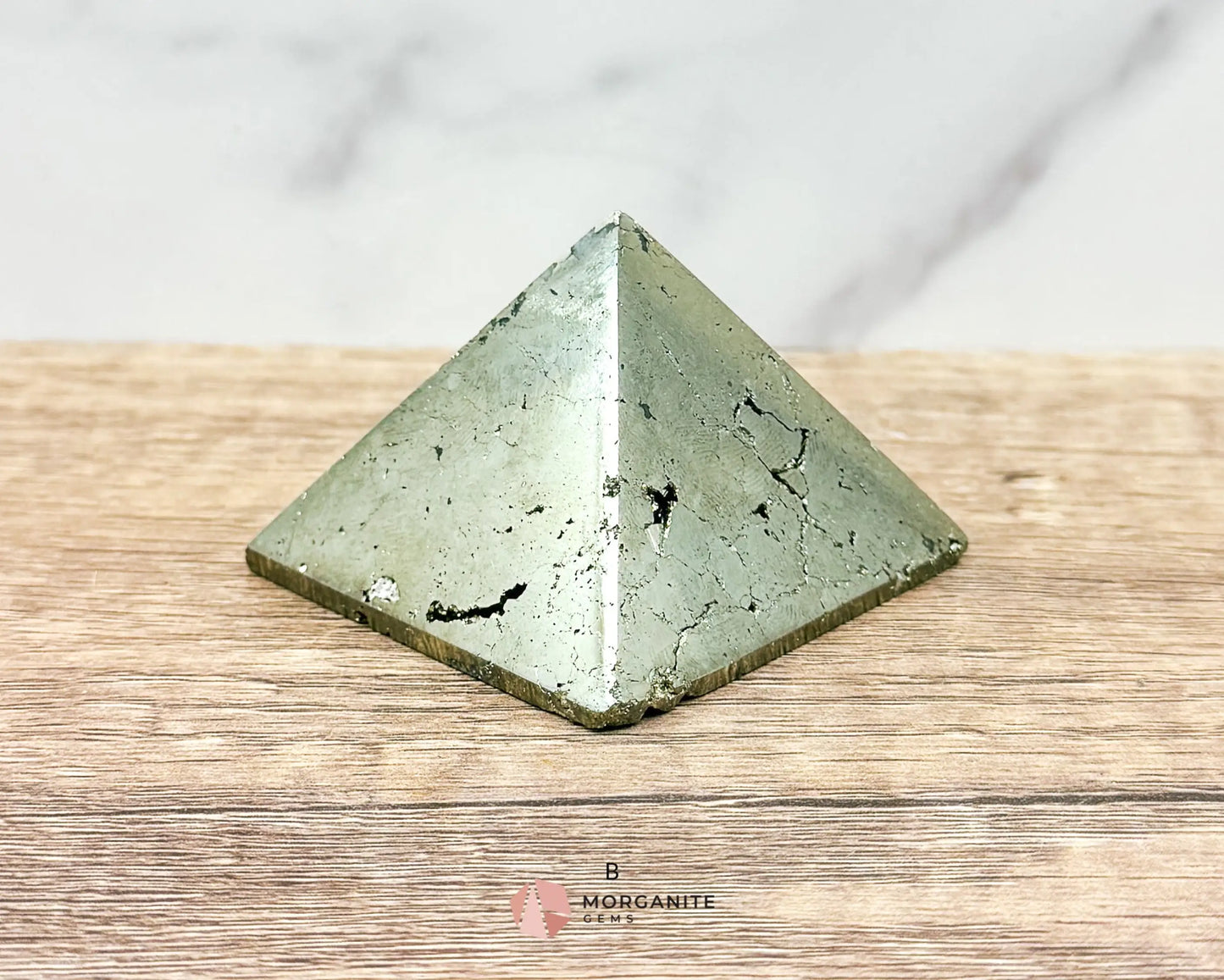 Pyrite Pyramid Obelisk – AAA Quality for Energy and Elegance - B - Metaphysical Crystals