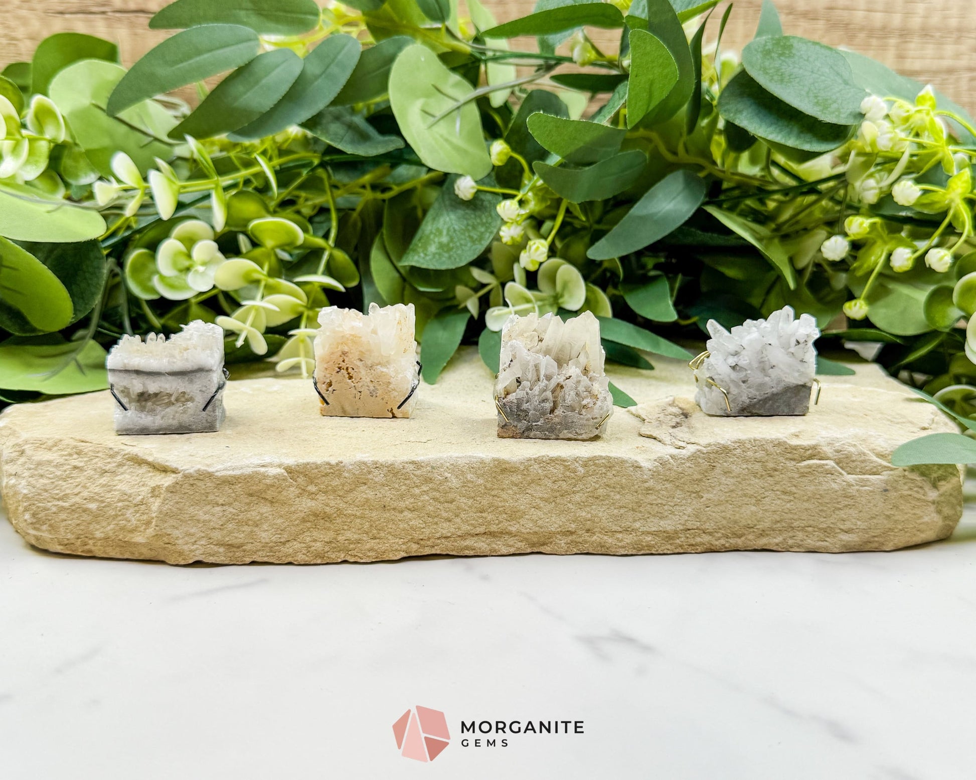 Quartz Gemhog with Glasses – Mini Clear Quartz Figurine (≈ 1″‑1.5″) - Metaphysical Crystals