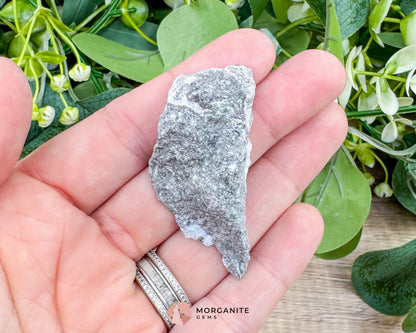 Raw Larimar with One Polished Side No. 11 | Rare Dominican Stone of Atlantis Crystal for Peace Expression & Emotional