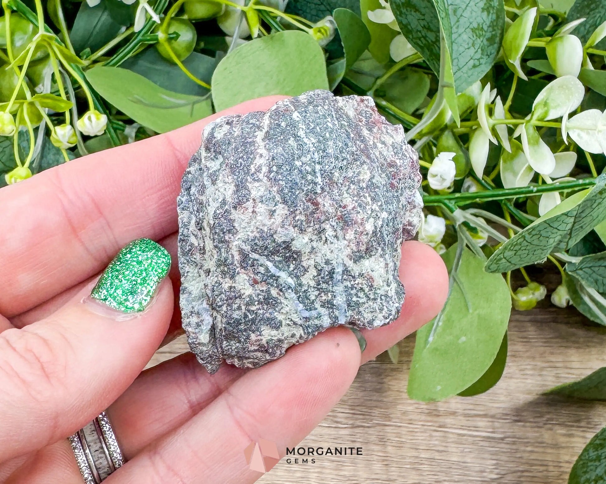 Raw Larimar with One Polished Side – No. 2 | Rare Caribbean “Stone of Atlantis” - Metaphysical Crystals