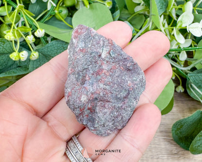 Raw Larimar with One Polished Side No. 27 | Rare Stone of Atlantis Crystal from Dominican Republic for Calm