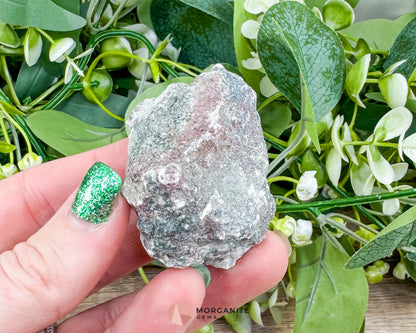 Raw Larimar with One Polished Side – No. 3 | Rare Dominican “Stone of Atlantis” Crystal - Metaphysical Crystals