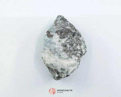 Raw Larimar with One Polished Side No. 30 | Rare Dominican Stone of Atlantis Crystal for Calm Healing & Intuitive