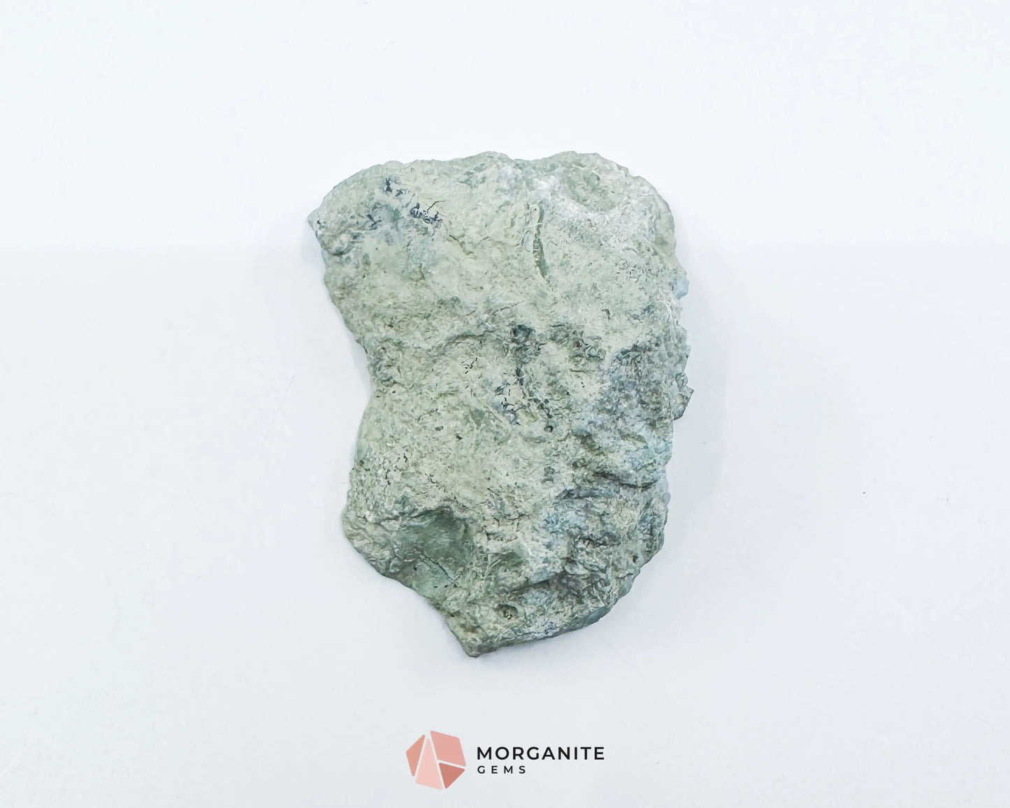 Raw Larimar with One Polished Side No. 33 | Rare Dominican Stone of Atlantis Crystal for Healing Clarity & Feminine