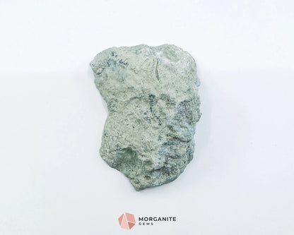 Raw Larimar with One Polished Side No. 33 | Rare Dominican Stone of Atlantis Crystal for Healing Clarity & Feminine