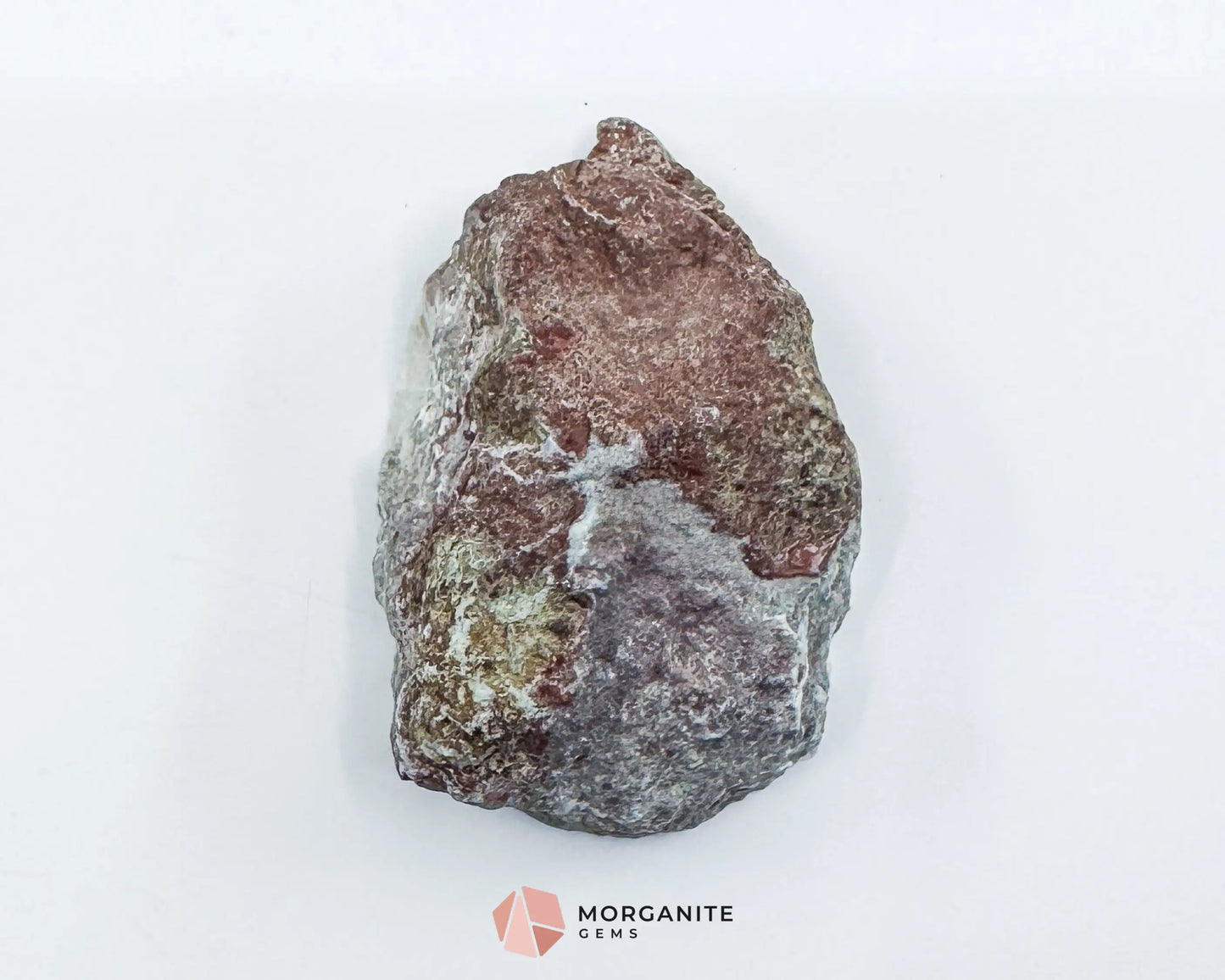 Raw Larimar with One Polished Side No. 33 | Rare Dominican Stone of Atlantis Crystal for Feminine Energy & Emotional