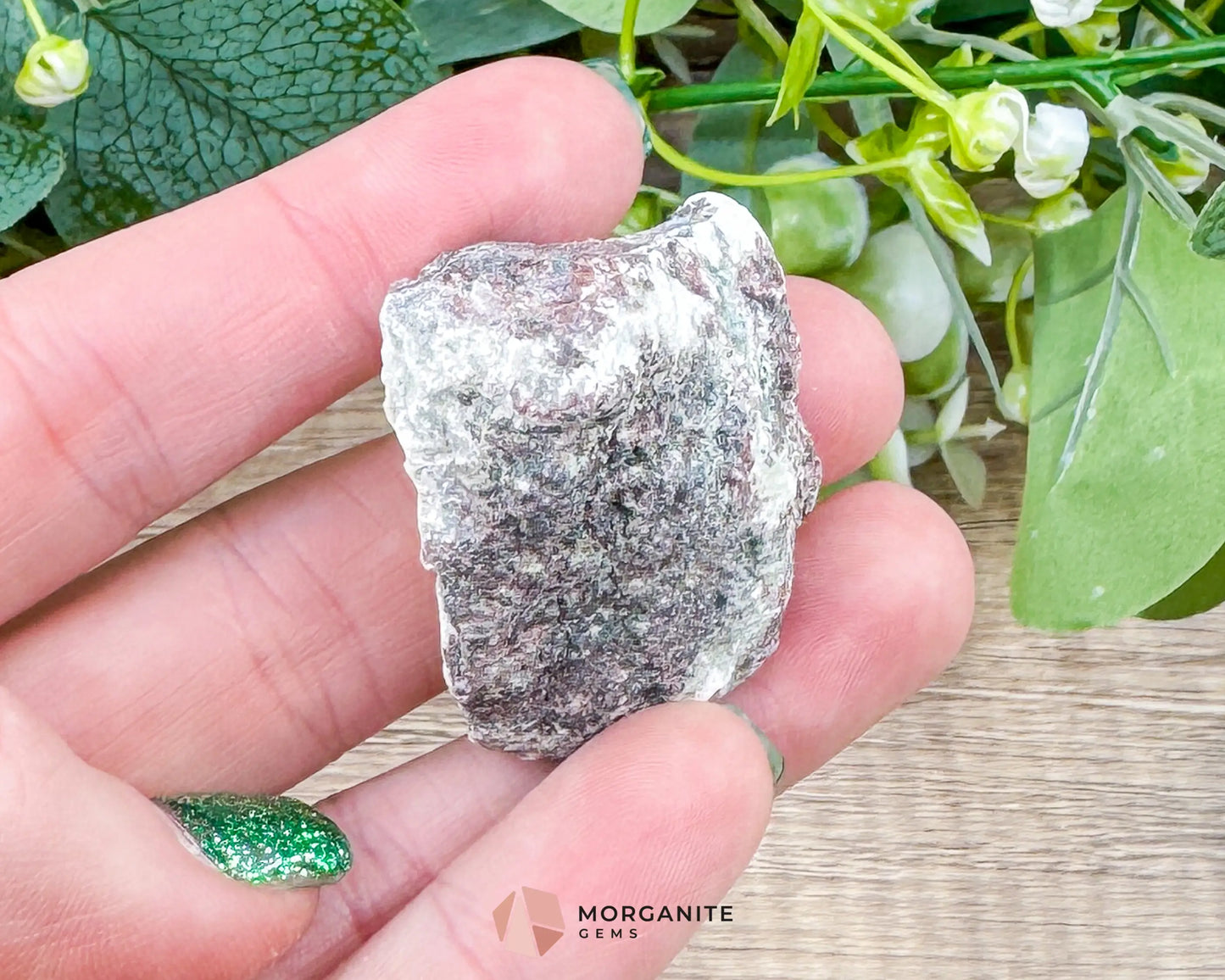 Raw Larimar with One Polished Side No. 4 | Rare Caribbean Stone of Atlantis Crystal for Emotional Healing &