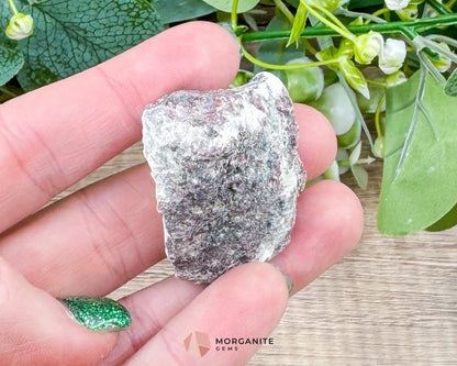 Raw Larimar with One Polished Side No. 4 | Rare Caribbean Stone of Atlantis Crystal for Emotional Healing &